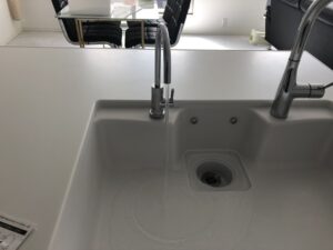 広島キッチン取付け隊　浄水栓を後付け　施工後　　